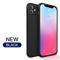 Skirtas iPhone 7 6 6S 8 Plus Luxury skysto silikono minkštas dangtelis skirtas iPhone 16 14 11 12 Pro X XR XS Max 13 Mini Pro 15 Max smūgiams atsparus telefono dėklas iPhone 12 Mini juoda