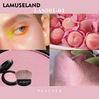 LAMUSELAND veido rinkinys Velvet Blusher su skaistalų šepetėliu #LAS301 brown