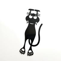 2/5 vnt Kawaii Black Cat žymės knygoms 3D stereofoninis gyvūnų knygos ženklas mokinių mokytojų dovanų raštinės reikmenims 2Pcs