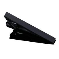 Mada Verslo Vyriškas Kaklaraiščio Segtukas Paprastas Galvaninis Poliravimas Nealergizuojantis Segtukas Apykaklei Kostiumo Kaklaraištis Black glossy tie clip