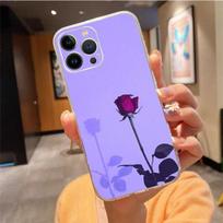 Phone Case For Iphone 14 Pro Max 13 12 11 Pro Max Xs Xr X 12mini 7 8 Plus Se Aesthetic Purple Case Funda iPhone 13mini