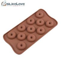 SILIKOLOVE 3D Mini Spiralės Formos Silikoninės Spurgų Formelės Saldainių Desertų Kepimo Formelė Šokoladinių Saldainių Spurgų Konditerijos Formelė Kepimo Indai