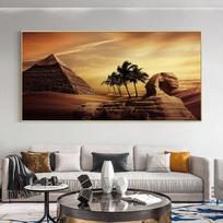 Egipto piramidė ir sfinksas modulinės drobės tapyba peizažo plakatai ir spaudiniai sieniniai meno paveikslai gyvenamojo kambario namų dekoras be rėmelio 20*40cm