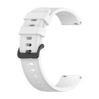Silikono pakaitinis laikrodžio dirželis, skirtas Xiaomi Watch S1 Active/laikrodžiui, spalvota išmaniojo laikrodžio pakaitinė apyrankė, 22 mm atspari vandeniui balta