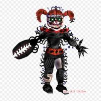 Fnaf Withered Circus Baby Five Nights At Freddy'S Sesuo Lyginamas Šilumos Perdavimo Spaudos Vinilo Pleistrai Lipdukas Drabužiams PASIDARYK pats Aplikacijos Plaunami Pleistrai black