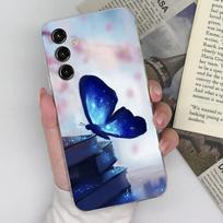 Samsung S20 S21 FE S22 S23+ Ultra S10 S11+ Note10 lite Case Fashion Butterfly skaidrus minkštas silikonas, skirtas Samsung Galaxy Funda Coque buferiui Samsung S10 4G