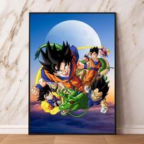 Dragon Ball Carot Spaudinys ir spausdinimas Aukštos kokybės meno dovana draugams 21cm×30cm NoFrame orange