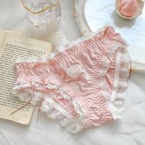 Cute Heart Kawaii apatinis trikotažas nėriniai apatiniai moteriški mergaičių raukiniai kelnaitės kelnaitės kelnaitės kelnaitės YSL M rožinė