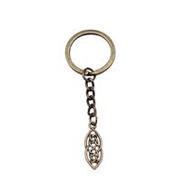 Keltų heksagramos raktų pakabukai, porų pakabukai, mieli papuošalų gamybai, žiedo dydis 28 mm A24-1pcs-10x26mm
