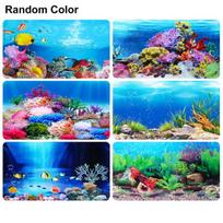 Akvariumo fonas Plakatas Bakas Vandenynas Lipnus Žuvies Lipdukas Fono Dekoracija 30*42cm