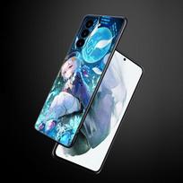 Genshin Impact Žaidimo Telefono dėklas Samsung Galaxy S22 Pro S21 S20 Ultra FE S10 Lite 5G S10E S9 S8 Plus Minkštas TPU Juodas Dangtelis Samsung S22 Ultra