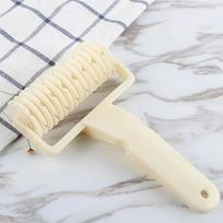 Pyrago grotelių pjaustyklė, Pyrago tešlos pjaustyklės volelis, Namų virtuvės įrankiai, Kepimo įrankiai one size beige