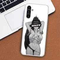 Sugoi Senpai Anime Waifu Sexy Girl telefono dėklas, skirtas Samsung Galaxy A55 A54 A53 A52 A15 A14 A13 A12 A35 A34 A33 A32 A25 A24 A23 A22 Samsung A13