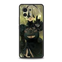 Nier Automata Cartoon Phone Case for Xiaomi Poco X3 NFC F3 M3 M4 Mi Note 10 12 11 Ultra 11T Pro 10T Lite 5G 9T 11i 11X Cover Mi Note 10