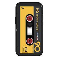 skirtas iPhone 16 15 Xiaomi Redmi Note 13 12 11 Pro Max X 9 14 Plus XR Samsung Galaxy S24 S23 Huawei OPPO Retro Cassette Vintage Tape Pattern telefono dėklas for iPhone XS rausvai ruda
