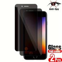 2pcs Anti-spy Tempered Glass For iPhone SE 2020 2023 SE2 SE3 7 8 iPhone7 iPhone8 Privacy Screen Protector For iPhone 7 Plus 8 Plus 6 6S Plus 5 5S 5C iPhone SE 3 (4.7inch) gryna