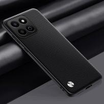 For Honor 200 Smart 5G paprastas PU odinis dėklas, skirtas Honor X7C 4G 200 Pro 200lite 100 90 Smart matinis buferis, smūgiams atsparus kietas dėklas Honor 200 Smart 5G matinė juoda spalva
