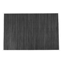 Comfortable Placemat Decorations Easy To Clean PVC juoda pilka spalva