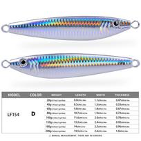 3D Eye Sea Fishing Roadside Iron Plate Boat Fishing Falling Bayfish Bait Long Throw Speed Sinking Metal Bait 20G