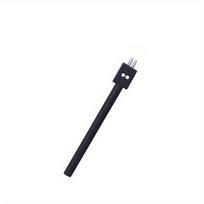 Odos skylių perforatorius, reguliuojamas 4 mm rankinis perforatorius, plieninis odos perforatorius amatams ir remontui, neįkraunamas meistro perforavimo įrankis 4 black