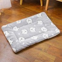 Sustorintas katės kilimėlis kvėpuojantis flanelinis katės miego kilimėlis minkšta šuns pagalvė mažam šuniui žiemos šilta katės antklodė S-32x25cm&Square