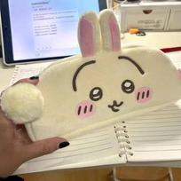 Kawaii Chiikawa Plush Pencil Case Usagi Stationery Bag Coin Purse Cosmetic Bag Students School Supplies Storage Bag