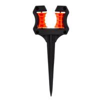 Hose Guide Spike Hose Guide with Roller Precise Watering Hose Positioning Holder Water Pipe Guide Stake for Garden Yard Irrigation 1pc