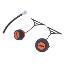 Dujų bako dangtelis ir tepalo dangtelis Stihl 020 021 023 024 025 026 028 034 grandininiams pjūklams 0000 350 0510 0000 350