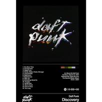Vintažinis Daft Punk 1997 m. Albumas Muzikos Legenda Meno Plakatas Drobės Tapyba Sienų Spaudiniai Paveikslas Svetainei Muzikos Studijai Namų Dekoras 21cm×30cm NoFrame