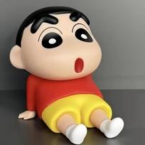 Crayon Shin-chan Cartoon Lazy Phone Stand Holder Plastic Desk Decor 1pcs raudona