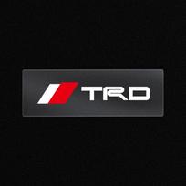 Atsitiktiniai lipdukai automobilio interjerui, automobilio vairo emblemos stilius Toyota TRD GR Corolla Yaris Chr Auris RAV4 Camry Highlander TOYOTA 1PCS black