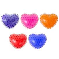 5Pcs Love Heart Squishes Toy Glitter Powder Small Balls Filled Stress Relief Funny Heart-shape Squeeze Fidget Toy Kids Adults Valentine's Day Gift 5pcs
