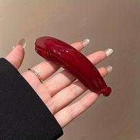 Banano formos plaukų segtukas, Arkliuko uodegos sąsagėlė, Vienos linijos segtukas, Retro susuktas segtukas, Elegantiškas ir paprastas brown