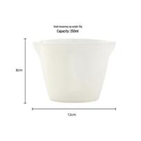 500 ml silikoninis matavimo puodelis kepimui ir „pasidaryk pats“ darbams white