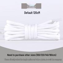 Apvalūs sutvirtinti sportbačių raišteliai tėčio batams, krepšinio batams, odiniams laisvalaikio batams ir Martin tipo batams juodos, baltos ar spalvotos. 100cm white