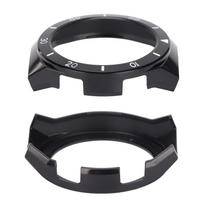 Apsauginis dėklas Huawei Watch GT 2E laikrodžiui, laikrodžio apyrankė, ekrano apsauga, korpuso rėmelis(Juoda balta ) juoda balta spalva