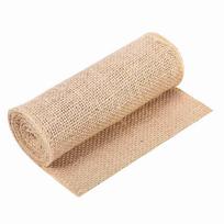Vintage Nature Hessian Jute Burlap Ribbon Table Runner Crafts Chair Christmas Wedding Party 15cmx2m beige