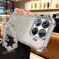 Xiaomi15t Luxury Star Lanyard Chain Plating Glitter Shockproof Silicone Case For Xiaomi Mi 15t Pro 15tpro Mi15t Soft Back Cover Xiaomi 15T Pro