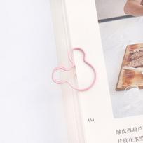 MINISO 10pcs Cartoon Mickey Mouse Paperclip Bookmark Journal Note Decoration Binder Clip Office School Supplies Stationery Set 10pcs