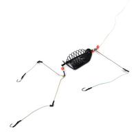 20-100g Carp Fishing Tackle Accessories Fishing Baits Cage Steel Wire Fishing Feeder with Holder Baits Cage Fishing Tool 90