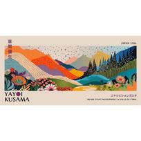 Yayoi Kusama Abstrakti Japonijos Paroda Gėlė Botaninis Meno Kūrinys Plakatas Drobės Tapyba Skandinaviško Stiliaus Sienų Menas Nuotraukos Namų Dekoravimas 20x40cm Unframed