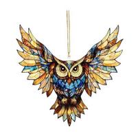 Yousheng 2D Acrylic Animal Suncatcher Decoration Indoor Outdoor Garden Yard Window Wall Hanging Stained Glass Hanging Ornament R beige