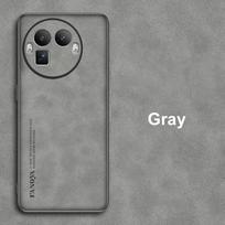 For Realme GT8 Pro dėklas, prabangus PU odos telefono dėklas, skirtas Realme GT 8 RealmeGT8 5G, galinis dangtelis, silikoninis, atsparus smūgiams, pilna apsauga For Realme GT8 pilka spalva