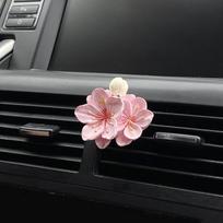 Automobilio kvepalų segtukas Gėlė Oro išleidimo anga Automobilio oro gaiviklis Persiko žiedų aromato difuzorius Automobilio dekoravimo aksesuarai Gaivus oras
