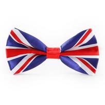 Union Jack Drugelis Kaklaraištis Reguliuojamas Kaklas Britanijos Vėliava Drugelis Karalienės Elžbietos Platinos Jubiliejus 70 Metų Dekoracijos