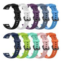 Minkštos silikoninės apyrankės keičiamos apyrankės, skirtos Huawei Band 3 Pro ir Band 4 Pro žalsvai mėlyna