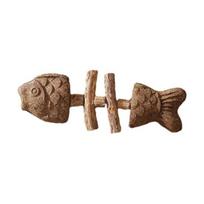 Natural Cat Chew Toy Fish Bone Catnip And Silver Vine Toy Safe Plant Ingredients Only Cat Dental Health Toy for Cats Enrichment Boredom Relief B