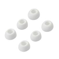 Ergonomic Sweatproof Silicone Earpiece Earbud Covers Plug Cushions Long Wear Comfort Ear Tip for Buds 6 Ensures Hygiene balta