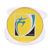 Futbolo teisėjas Teisėjas Metantis Monetą Nešiojamas Dvišalis Kietojo Lydinio Monetos 1 auksas