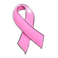 Pink Ribbon Brooch Pins Breast Cancers Awareness Metal Lapel Pins Women Jewerly rožinė